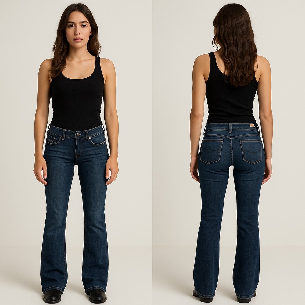 Diesel Vintage 90s Y2K Low‎ Rise Flare Leg Jeans Sz. 27